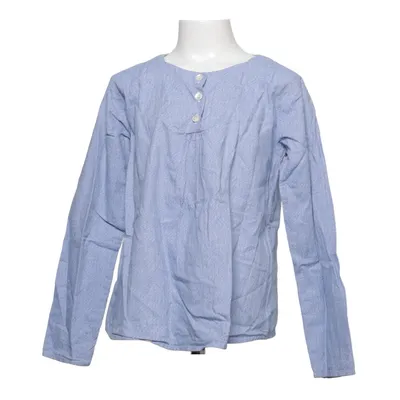Henley shirt (Blauw) van Morley Katoen