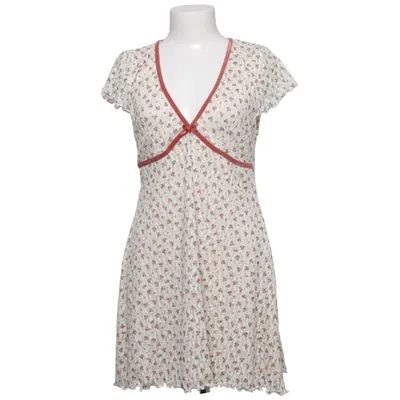 Kleid (Weiß, Braun) von Kimchi Blue Elasthan, Polyester
