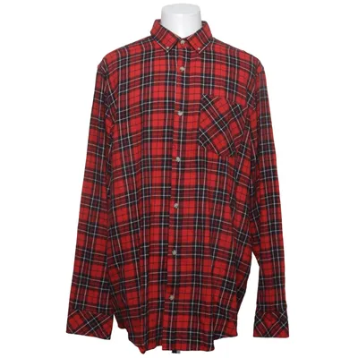 Flanellskjorta (Röd, Svart, Vit) från EP Collection Bomull