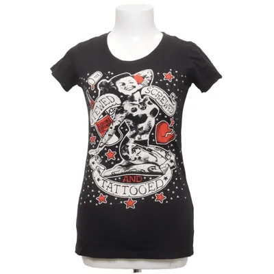 T-shirt (Svart, Vit, Röd) från Liquor Brand Bomull
