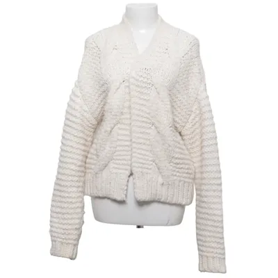 Cardigan (Blanc) de Dilvin Knit Acrylique, Polyamide, Polyester