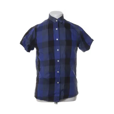 Kortärmad skjorta (Blå, Svart) från Vailent Bomull