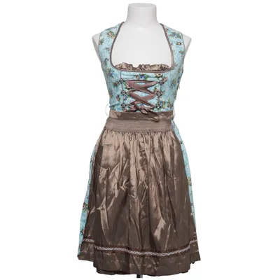 Dirndl (Blue, Brown, Multicolored) from Edel Heiss Cotton, Polyamide, Polyester