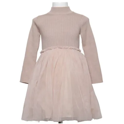 Dress (Beige) from Donsje Acrylic, Cotton, Polyester, Wool