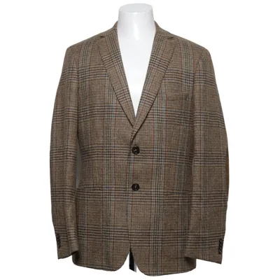 Kavaj (Brun, Flerfärgad) från GANT Kupro, Polyester, Viskos, Ull