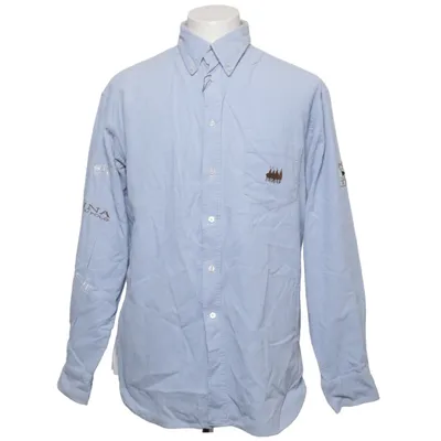 Shirt (Blauw) van Van Santen & Van Santen Katoen