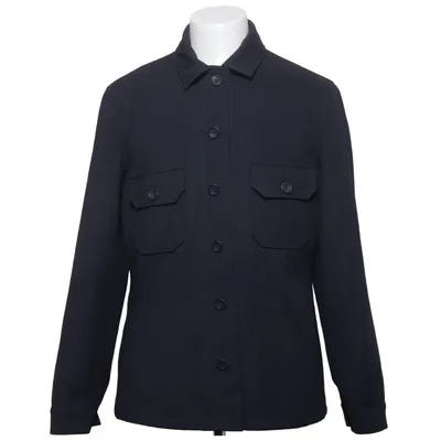 Overshirt (Blue) from Wormland Elastane, Polyester