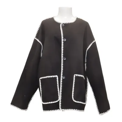 Jacket (Black, White) Elastane, Polyester
