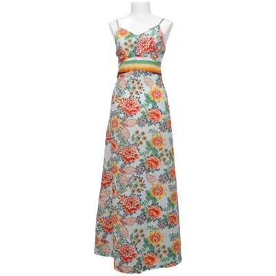 Robe longue (Vert, Multicolore) de Miss Sara Polyester