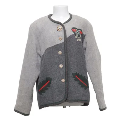 Jakke (Grå, Grøn, Rød) fra M & G Akryl, Bomuld, Polyester, Uld