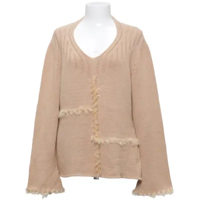 Cardigan (Beige) van Zucchero Acryl, Katoen, Polyester, Konijnenbont