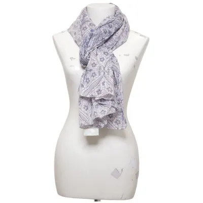Shawl (Blue, White) from Bungalow Cotton