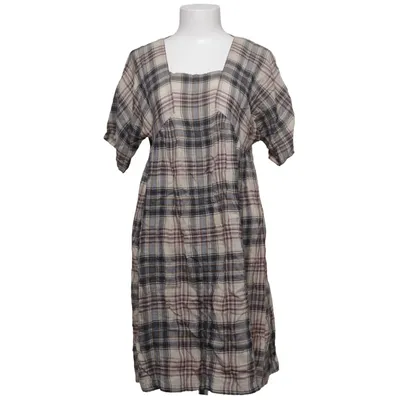 Kleid (Beige, Blau, Braun) von Nygårdsanna Baumwolle, Elasthan