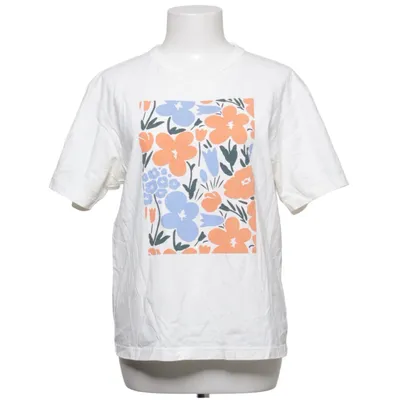 T-shirt (Hvid, Blå, Orange) fra Marimekko x Uniqlo Bomuld