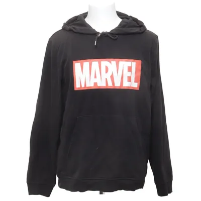 Hoodie (Black) from Marvel Cotton, Polyester