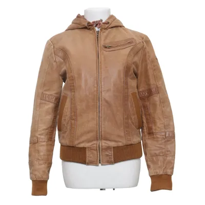 Leren jack (Bruin) van Alprausch Leer, Polyester