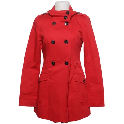 Trenchcoat (Röd) från Chic & Jeune Bomull