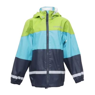 Regenjack (Groen, Blauw, Grijs, Meerkleurig) van Protech Clothes Polyester