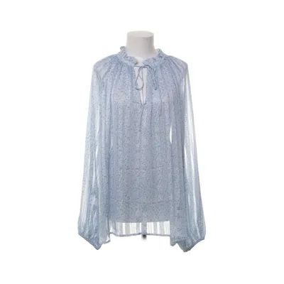 Knytblus (Blå, Flerfärgad) från H&M Polyester