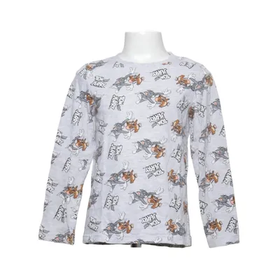 T-shirt à manches longues (Gris, Multicolore) de Tom & Jerry Coton, Polyester