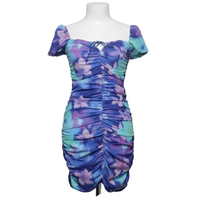 Dress (Blue, Purple, Green) from Bershka Elastane, Polyester