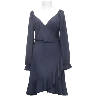 Wikkeljurk (Blauw) van Bubbleroom Elastaan, Polyester