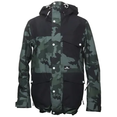 Ski-jas (Groen, Zwart, Meerkleurig) van Warp Polyamide, Polyester