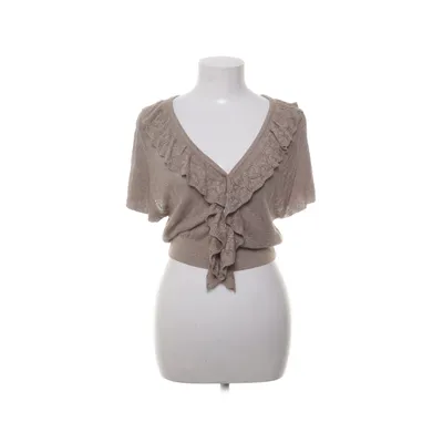 Topp (Beige, Guldfärgad) från Mango Suit Metallfiber, Viskos