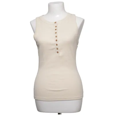 Tanktop (Beige) van Sézane Elastaan, Organisch katoen