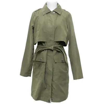 Trench coat (Green) from Dreimaster Polyester