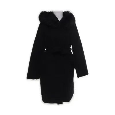 Coat (Black) from Roco Baroco Wool, Polyester, Acrylic, Fur