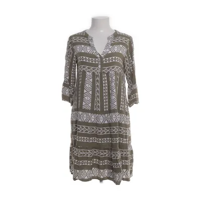 Jurk (Groen, Wit, Meerkleurig) van Essentials Viscose