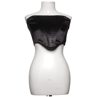 Korset (Zwart) van Shein Elastaan, Polyester