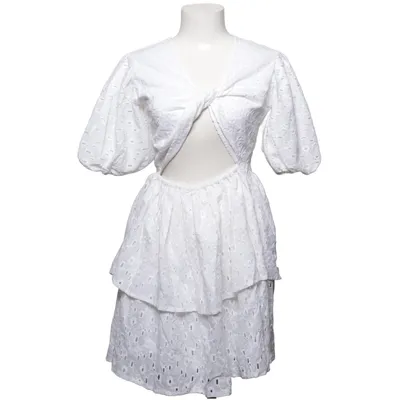Jurk (Wit) van Boohoo Katoen