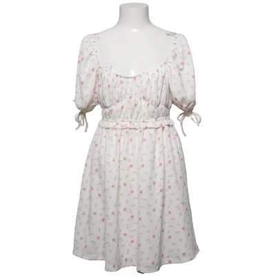 Dress (White, Pink) from Gina Tricot Elastane, Recycled polyester