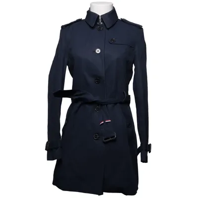 Trenchcoat (Blå) fra Tommy Hilfiger Bomuld