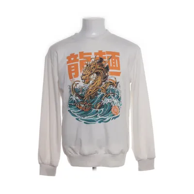 Collegetröja (Vit) från Romwe Bomull, Polyester