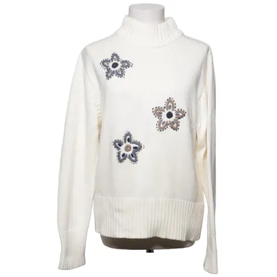 Sweater (White, Multicolored) from Lindon Cotton