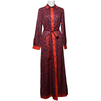 Shirt dress (Blue, Red) from Carolina Herrera Polyester