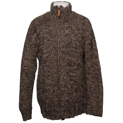 Jacket (Brown) from New England Acrylic, Nylon, Polyester, Wool