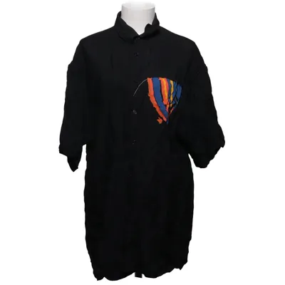 Kortärmad skjorta (Svart, Flerfärgad) från Sandro Pozzi Viskos