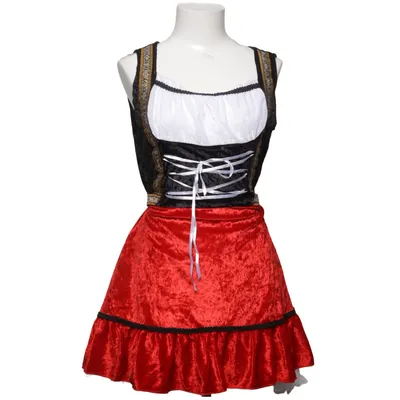 Dirndl (Red, Black, White) from Leco Polyester