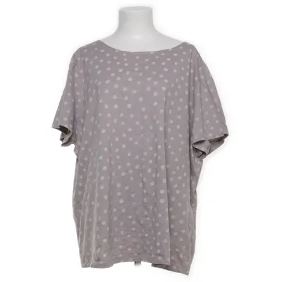 T-shirt (Grå, Vit) från Sheego Casual Bomull