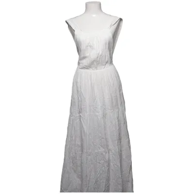 Långklänning (Vit) från Mango Bomull