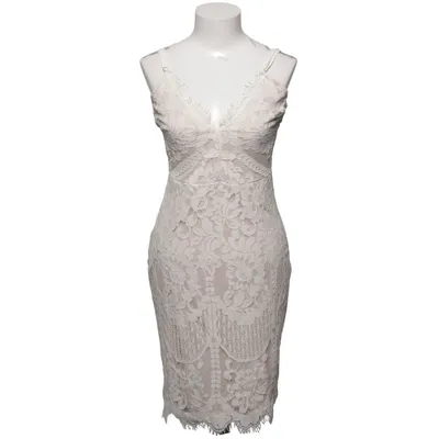 Cocktailkleid (Weiß, Beige) von Eilly Bazar Baumwolle, Elasthan, Nylon, Polyester
