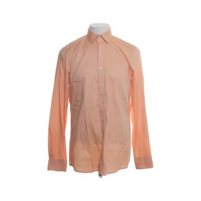 Shirt (Oranje) van Olymp Katoen, Elastaan