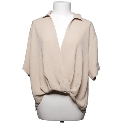 Wrap blouse (Beige) from M&Co Polyester