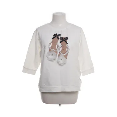 Sweatshirt (White) from Megi Collection Cotton, Elastane