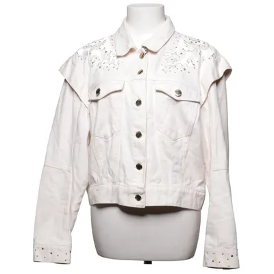 Denimjakke (Beige) fra ONLY Bomuld