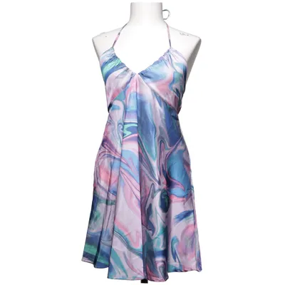 Halternek jurk (Lila, Meerkleurig) van FB Sister Polyester, Viscose